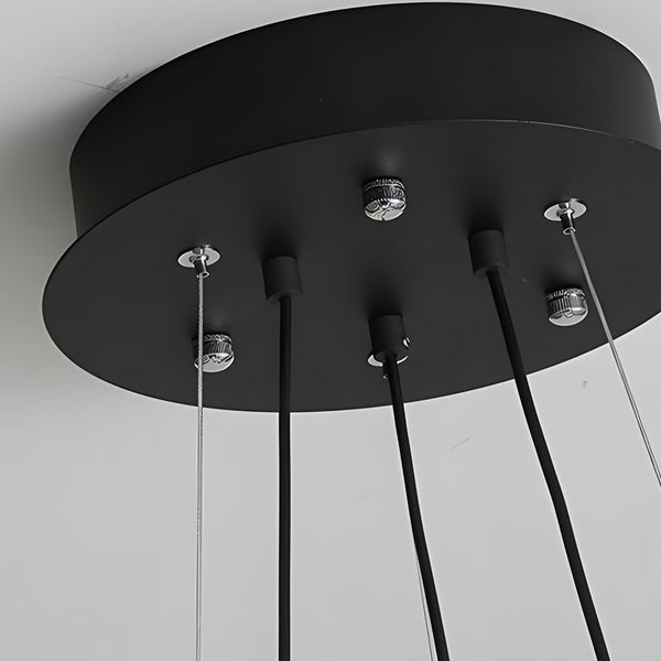 Light Guide Ring 1 2 3 4 9 Light Chandelier