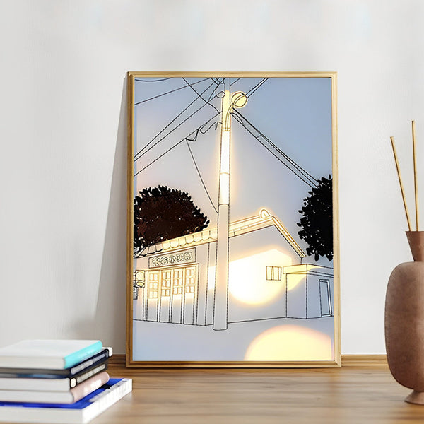 Ins Dimmable Led Painting Night Light Ha090908
