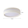 7 9 Inch Round Flush Mount Lighting Led Ceiling Light Acrylic Ceiling Lamp Ceiling Mounted Led Light For Bedroom