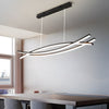 Long Lines Led Dimmable Chandelier Dining Room Light Fixtures