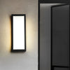 Rectangular Black Modern Outdoor Wall Lamp Li002194