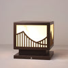 Mountain Scenery Modern Solar Post Light Li002225