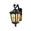 Retro Black Solar Outdoor Wall Light Ha092382