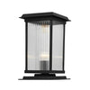 Retro Glass Modern Solar Fence Post Lights Li002318