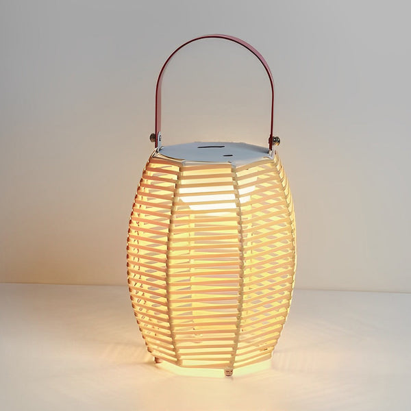 Rattan Lantern Solar Outdoor Light Li002127