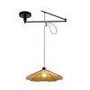 Wood Swing Arm Modern Chandelier Li002610