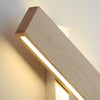 Rotatable Rectangular Wood Led Wall Lamp Ha076016