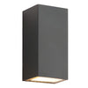Rectangular Waterproof Up And Down Lights Led Solar Modern Wall Sconce Lighting