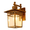 Glass Led Waterproof Retro Outdoor Wall Lamp Wall Sconce Lighting Without Bulb