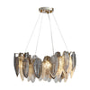 Feathers Glass Modern Chandelier Li002508