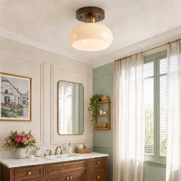 otis-minimalist-low-dome-glass-ceiling-light