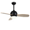 36 Inches Nordic Minimalist Led Remote Control Ceiling Fan Light For Living Room Dining Room
