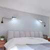 Adjustable Iron Swing Arm Wall Lamp
