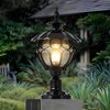 Flower Ball Outdoor Pillar Lamp Ha083712