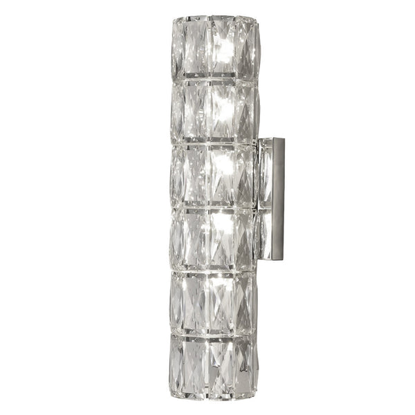 Cylindrical Crystal Three Step Dimming Light Led Modern Wall Sconces Lighting