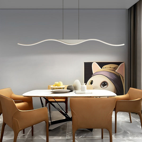 Minimalist Wave Modern Chandelier Ha098564