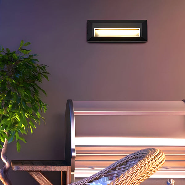 Outdoor Modern Aluminum Downward Led Wall Mounted Step Lights For Concrete