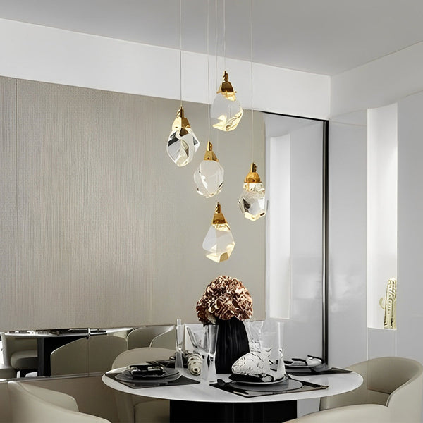 Spiral Duplex Staircase Chandelier Ha085019