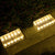 2Pcs Solar Led 10 Hours Max Brick Lights For Modern Outdoor Step Deck Ambiance Rectangular