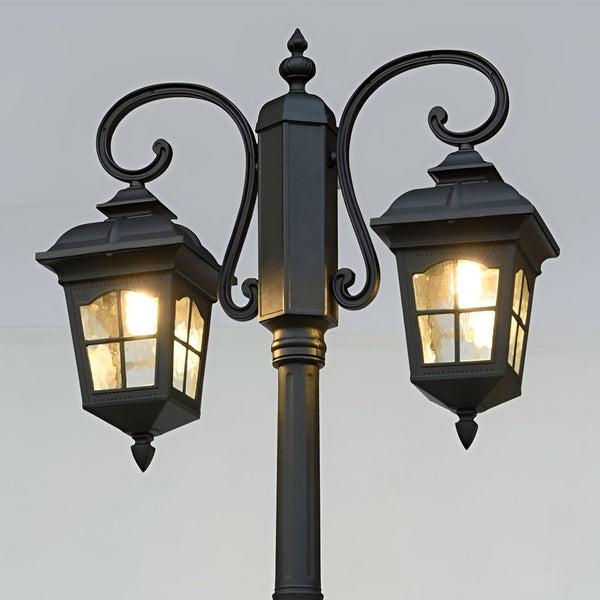 2 Lights Outdoor Pole Light Li002056