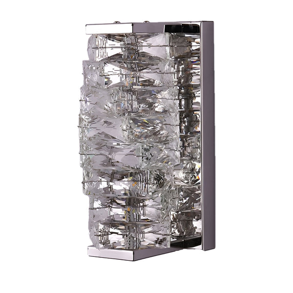 Creative Crystal Three Color Light Led Modern Wall Sconce Lighting Wall Lamp