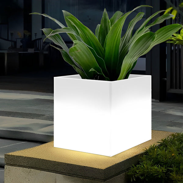 Square Waterproof Solar Flower Pot Light Ha085510