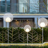 1 Light Solar Dandelion Sphere Garden Stakes Outdoor Lights