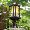Retro Outdoor Pillar Lamp Ha082052