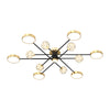 Starry Flowers Three Step Dimming Modern Ceiling Lights Fixture Hanging Lamp