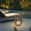 Handmade Rattan Solar Floor Lamp Ha091164