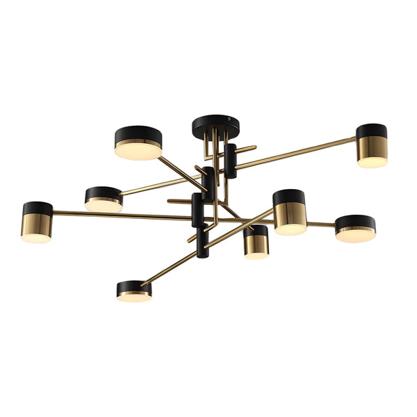 Modern 4 6 8 Light Led Dimmable Sputnik Chandelier