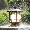 Retro Grilles Solar Fence Post Light Ha080730