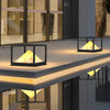 Square Modern Solar Pillar Light Ha091137