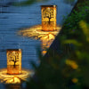 Portable Waterproof Retro Projection Tree Hanging Solar Lanterns