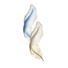 Feathers Creative Luxury Decorative Painting Usb Remote Led Wall Lights