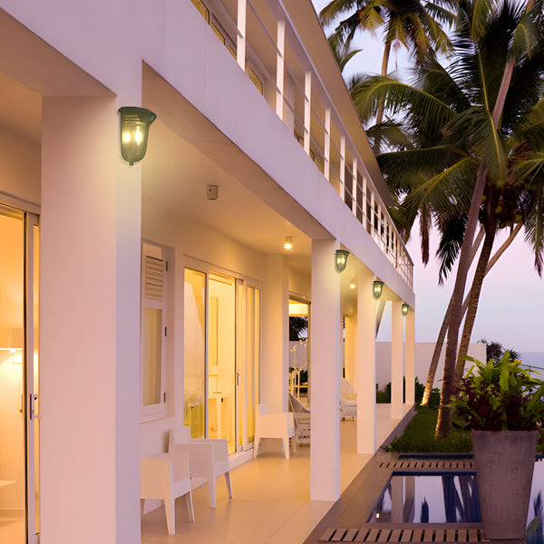 2 Pack Motion Sensor Solar Wall Light