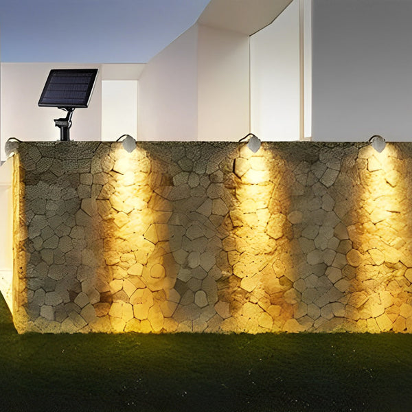 Eggshell Rgb Solar Outdoor Spotlight Ha085453