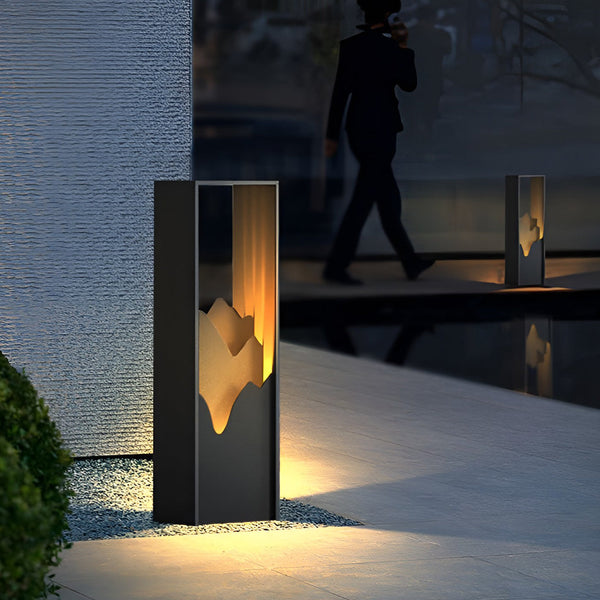 Outdoor Waterproof Grass Light Solar Landscape Design Art Led Garden Lighting