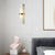 Modern Frosted Glass Tube 1 Light Wall Sconce In Warm White For Living Room