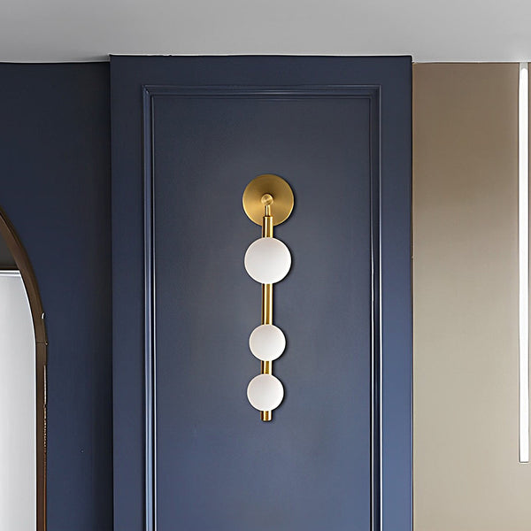 3 Glass Balls Wall Light Fixture Ha091134