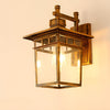 Glass Led Waterproof Retro Outdoor Wall Lamp Wall Sconce Lighting Without Bulb