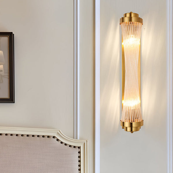 Adjustable Warm White Light Led Crystal Golden Nordic Wall Lamp Wall Sconce Lighting