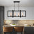 Rectangular Frame Design Pendant Lights Li002265