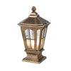 Retro Pavilion Shape Solar Powered Fence Post Light Ha080207