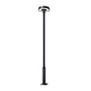 Round Waterproof Smart Remote Control Led Solar Lamp Post Top Lights
