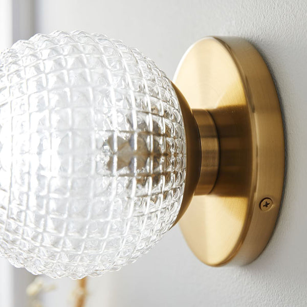 Unique Glass Ball Wall Light Fixture Li002699
