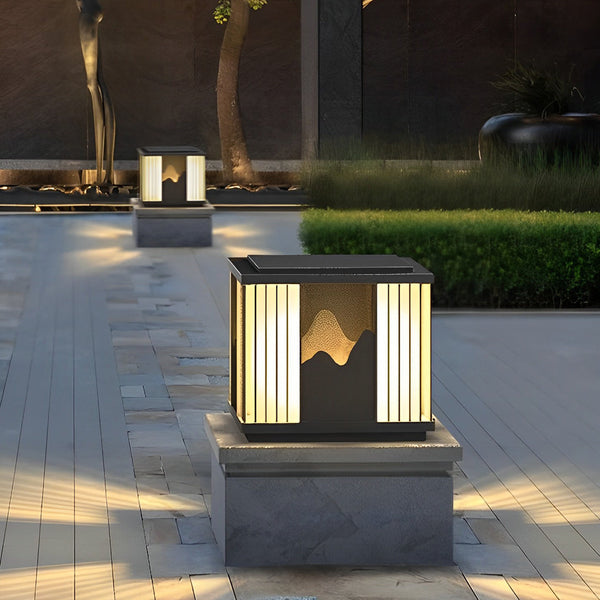 Waterproof Solar Post Caps Light Ha093958