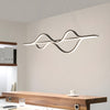 40 Sleek Wave Modern Pendant Light With Dimmable Led