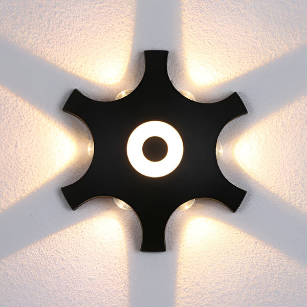 Flower Shaped Led Waterproof Nordic Wall Sconces