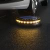 Modern Black Led Outdoor Solar Disc Path Light 4 Pack